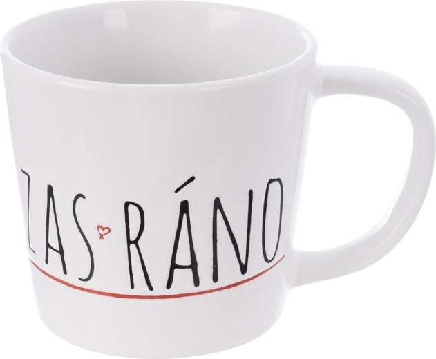 Kerámia bögre ZAS‑RÁNO fehér 350 ml