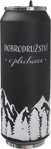 Rozsdamentes acél termosz doboz formában, hegyek CZ, 0,7 l