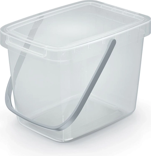 Systema Q Collect 6 l átlátszó szemetes