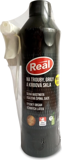 Real sütő-, grill- és kandallóüveg-tisztító 550 g