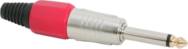 Mono JACK 6,3 mm-es csatlakozó, piros