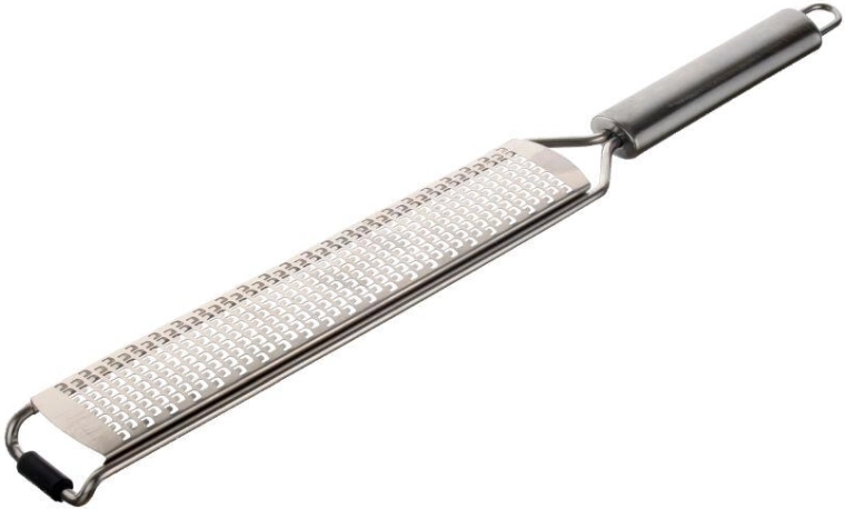 Hosszú kézi reszelő nyéllel, Culinaria, rozsdamentes acél, 35 cm