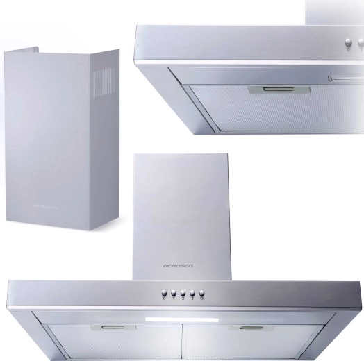 Kéményes páraelszívó 60 cm Berdsen Inox