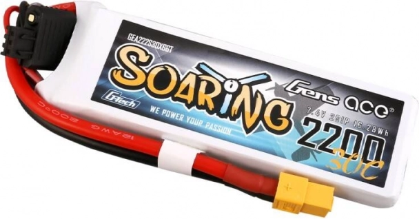 Gens Ace Soaring 2200mAh 7,4V LiPo akkumulátor
