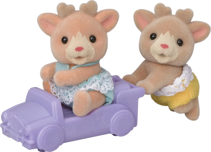 Sylvanian Families rénis ikrek kis autóval