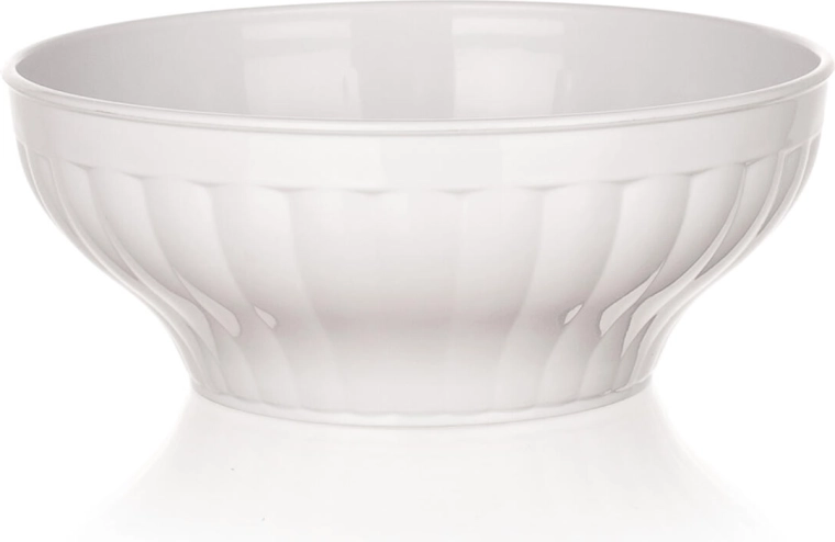 Műanyag dagasztótál, fehér, 16 cm