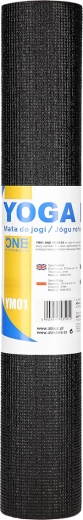 ONE FITNESS YM01 jóga szőnyeg, fekete