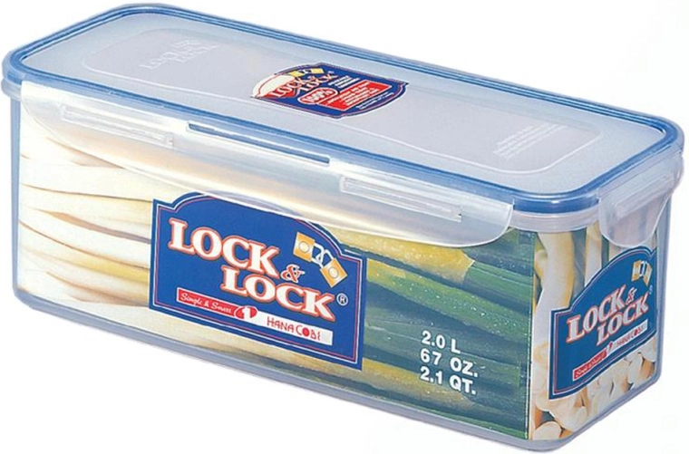 LOCKnLOCK téglalap alakú ételtároló doboz 2 l
