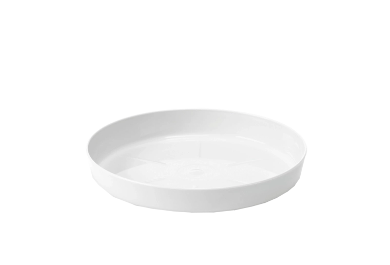 Fehér műanyag virágcserép-alátét Lamela 17 cm