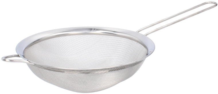 Rozsdamentes szűrő 19,5 cm nyéllel