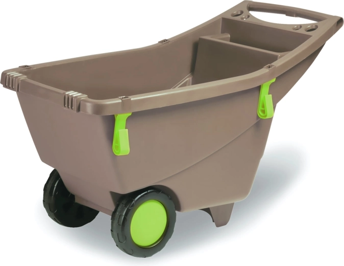 140 l-es kerti talicska ikerkerékkel és polccal