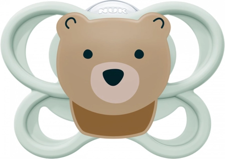 NUK Perfect Match Air Bear cumi 0–6 hó, szilikon