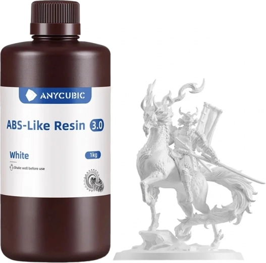 Anycubic ABS-szerű gyanta 3.0 fehér 1 kg