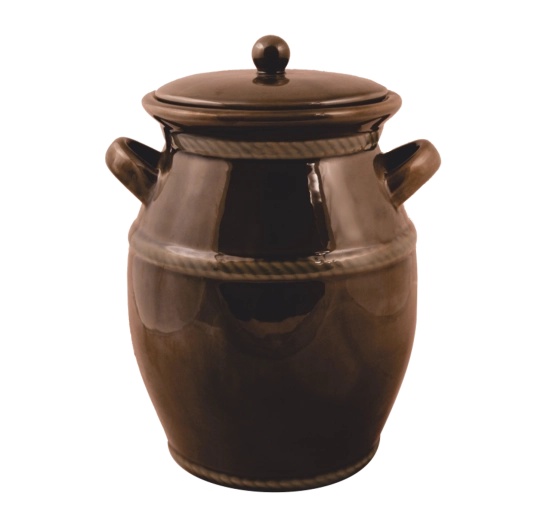 Kerámia fermentációs edény 4 l barna