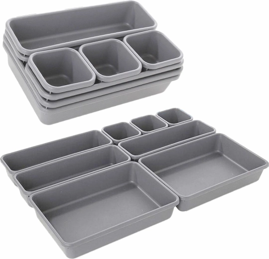 Ag641b moduláris rendező 8 db szürke