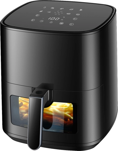 Forrólevegős fritőz (air fryer) 5 l, 1500 W, 9 programmal