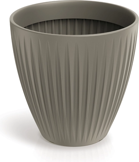 Latia Round Midl virágtartó 48 cm mokka