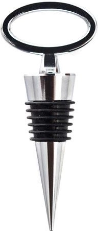 Culinaria palackdugó krómozott felülettel