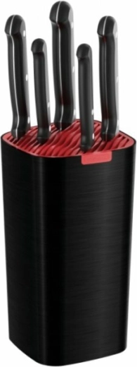 Tramontina Ultracorte konyhakés-készlet állványban, fekete (6 db)