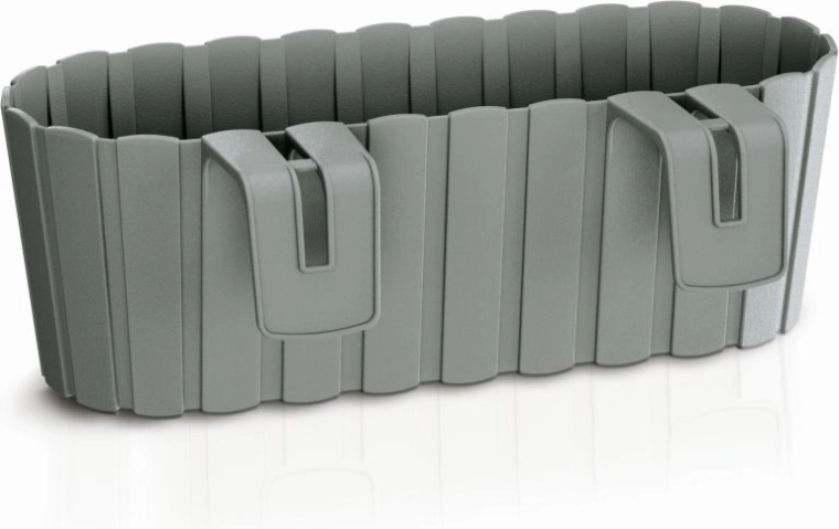 Függesztett virágláda BOARDEE HOOK szürke kő 4,9 l