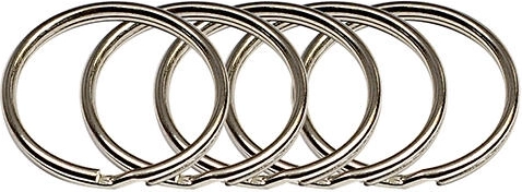 20 mm-es nikkel kulcskarika (50 db)