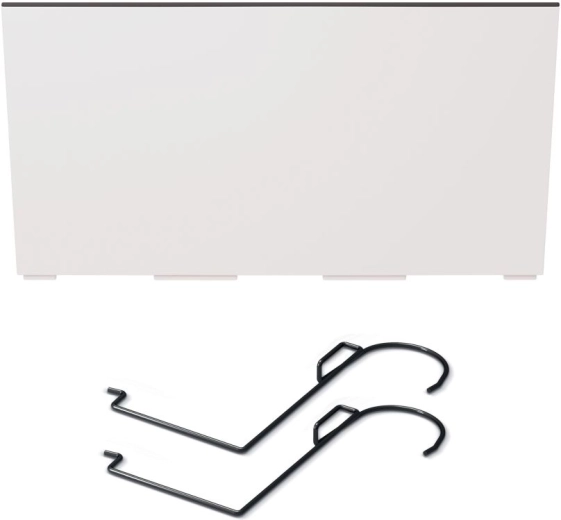 URBI CASE W 58 cm fehér balkonláda betéttel és akasztókkal