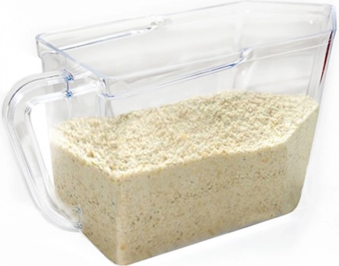 Áttetsző műanyag élelmiszertároló 1,5 l