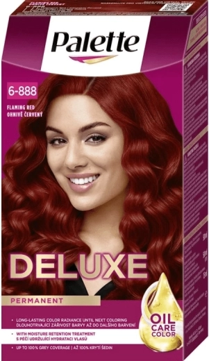 Palette Deluxe tartós hajfesték lángvörös 50 ml