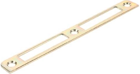 Univerzális egyenes ellenlemez K191, fehér, horganyzott (10 db)