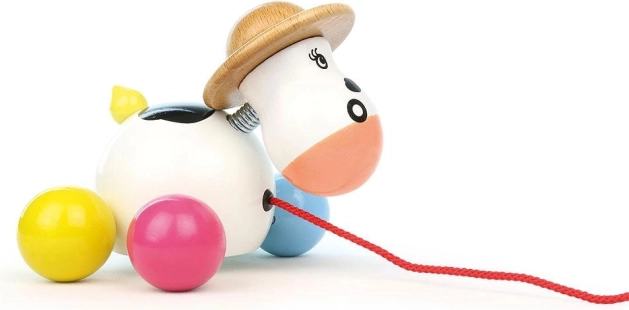 Fából készült húzható borjú VILAC Rosy