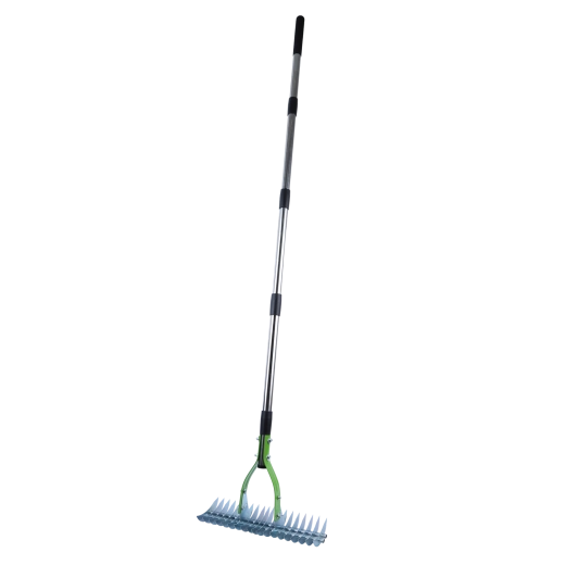 Kézi gyepszellőztető gereblye 39 cm