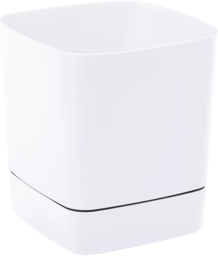 Clima virágtartó alátéttel 160 × 160 mm, fehér