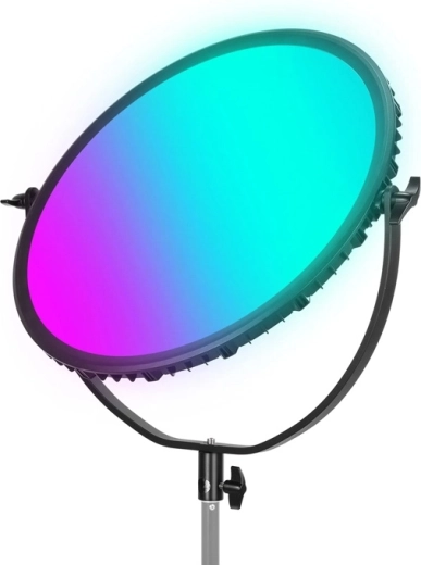 Neewer GR18C kerek RGB LED panel oldalsó világítással