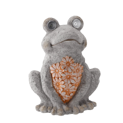 Kerti béka LED szemekkel CHOMIK