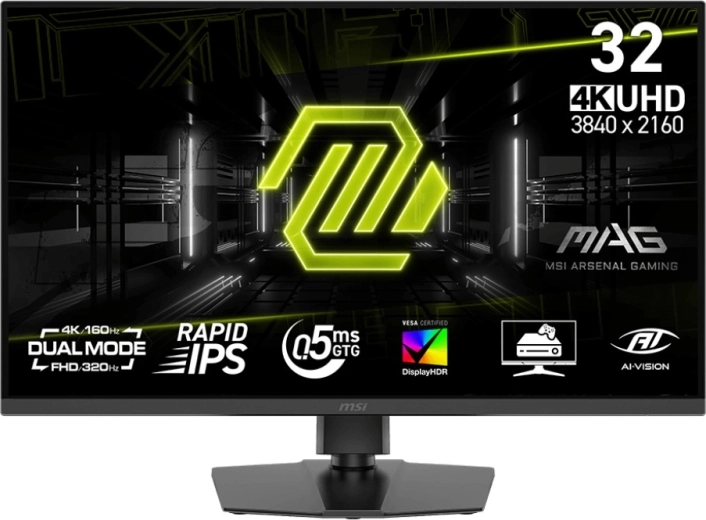 MSI MAG 322URDF E16 31,5" 4K UHD 160 Hz gamer monitor