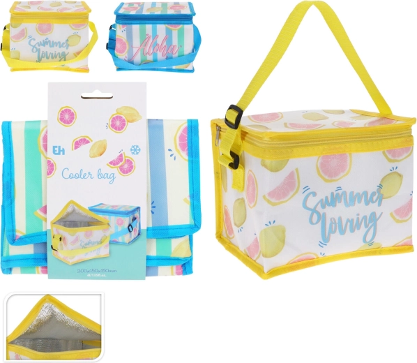 Hűtőtáska 4 l, 20 × 15 × 15 cm, vegyes minták