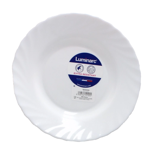 Lapos tányér 24,5 cm TRIANON edzett üvegből