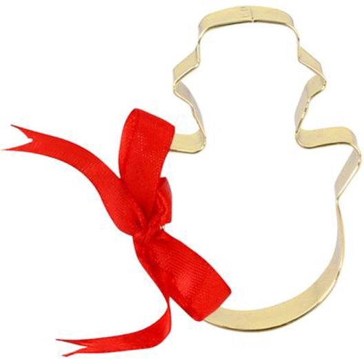 TORO arany hóember süteménykiszúró, 7 cm