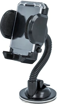 Setty rugalmas univerzális autós tartó szélvédőre, fekete