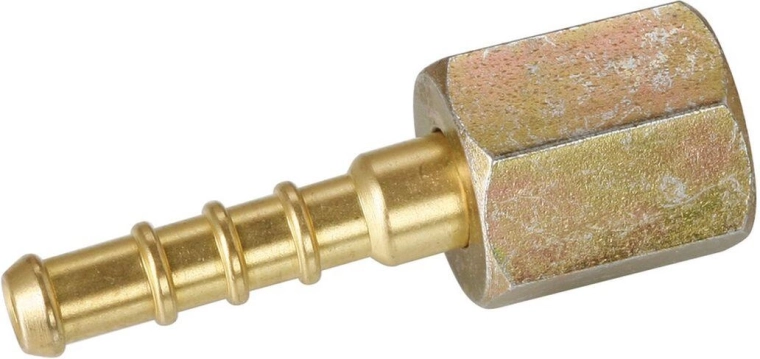 4 mm-es csonk M9×0,75 anyával alacsony nyomású tömlőkhöz