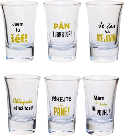 TORO férfias szett felespoharak ajándékcsomag 6×40 ml