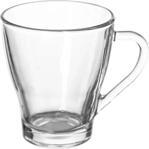 Átlátszó üveg bögre 270 ml