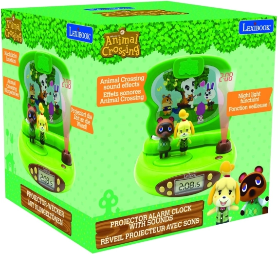 3D Animal Crossing ébresztőóra projektorral