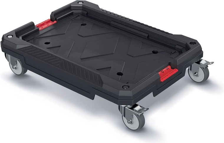 Guruló platform dobozokhoz 440 × 585 × 145 mm – fekete