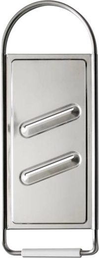 Lapos rozsdamentes acél reszelő