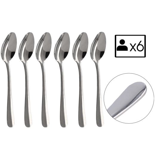 Classic 6 darabos teáskanál készlet