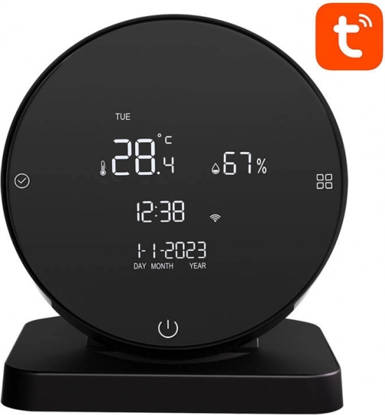 Okos AVATTO WHS20S IR hőmérséklet- és páratartalom‑érzékelő TUYA támogatással