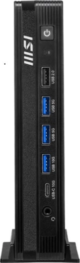 MSI Pro DP10 mini PC Pentium G7400 processzorral, Wi‑Fi, OS nélkül, fekete