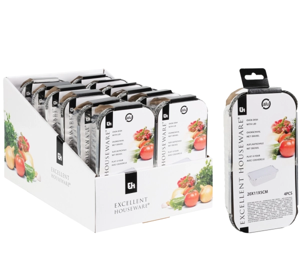 4 darabos alumínium edénykészlet fedőkkel