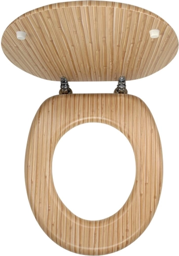 WC-ülőke bambusz furnérból